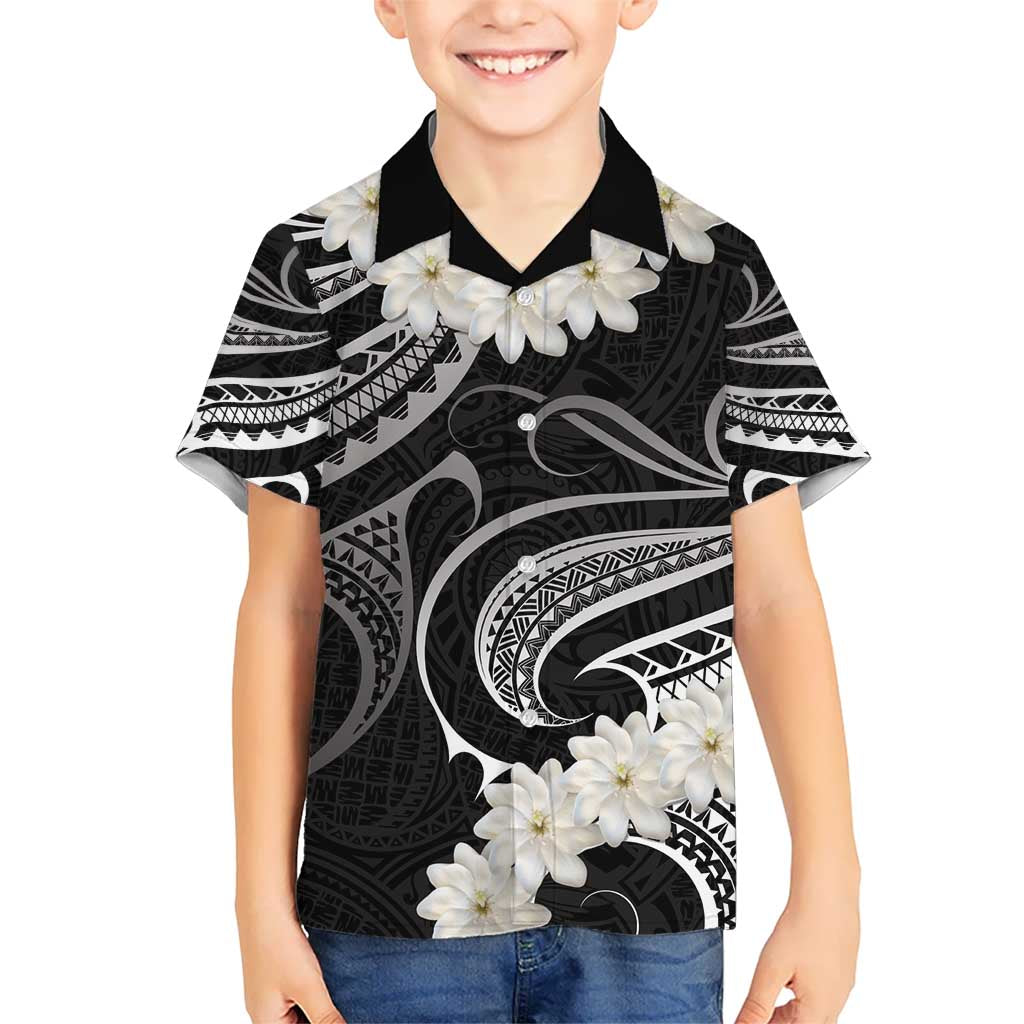 White Sunday Tokelau Gardenia Thunbergia Hawaiian Shirt Fakamalo Atu Kia Te Koutou Uma LT9 - Polynesian Pride
