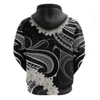 White Sunday Tokelau Gardenia Thunbergia Hoodie Fakamalo Atu Kia Te Koutou Uma LT9 - Polynesian Pride