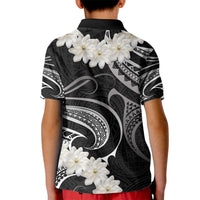 White Sunday Tokelau Gardenia Thunbergia Kid Polo Shirt Fakamalo Atu Kia Te Koutou Uma LT9 - Polynesian Pride