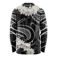 White Sunday Tokelau Gardenia Thunbergia Long Sleeve Shirt Fakamalo Atu Kia Te Koutou Uma LT9 - Polynesian Pride