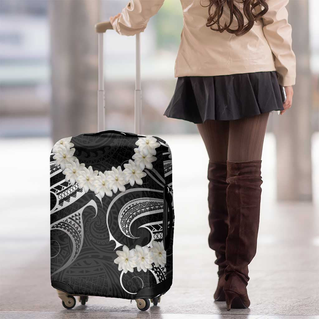 White Sunday Tokelau Gardenia Thunbergia Luggage Cover Fakamalo Atu Kia Te Koutou Uma LT9 - Polynesian Pride
