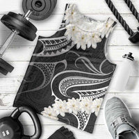 White Sunday Tokelau Gardenia Thunbergia Men Tank Top Fakamalo Atu Kia Te Koutou Uma LT9 - Polynesian Pride