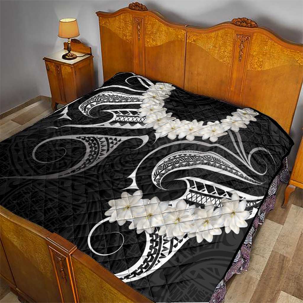 White Sunday Tokelau Gardenia Thunbergia Quilt Fakamalo Atu Kia Te Koutou Uma LT9 - Polynesian Pride