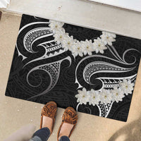 White Sunday Tokelau Gardenia Thunbergia Rubber Doormat Fakamalo Atu Kia Te Koutou Uma LT9 - Polynesian Pride