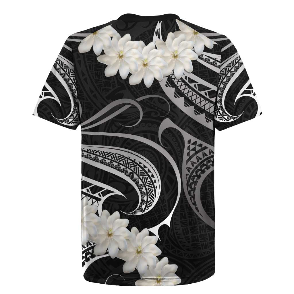 White Sunday Tokelau Gardenia Thunbergia Rugby Jersey Fakamalo Atu Kia Te Koutou Uma LT9 - Polynesian Pride
