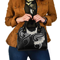White Sunday Tokelau Gardenia Thunbergia Shoulder Handbag Fakamalo Atu Kia Te Koutou Uma LT9 - Polynesian Pride
