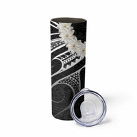 White Sunday Tokelau Gardenia Thunbergia Skinny Tumbler Fakamalo Atu Kia Te Koutou Uma LT9 - Polynesian Pride