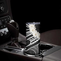 White Sunday Tokelau Gardenia Thunbergia Skinny Tumbler Fakamalo Atu Kia Te Koutou Uma LT9 - Polynesian Pride