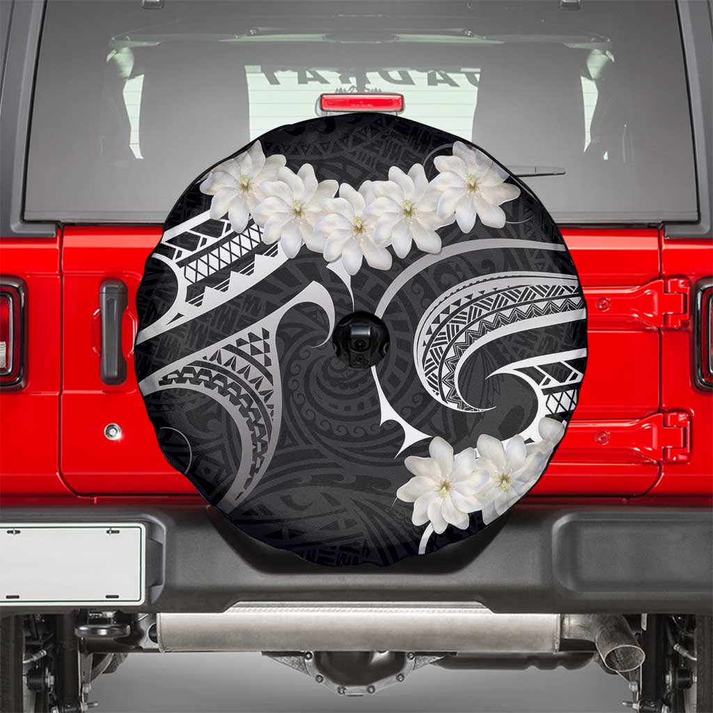 White Sunday Tokelau Gardenia Thunbergia Spare Tire Cover Fakamalo Atu Kia Te Koutou Uma LT9 - Polynesian Pride