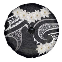 White Sunday Tokelau Gardenia Thunbergia Spare Tire Cover Fakamalo Atu Kia Te Koutou Uma LT9 - Polynesian Pride