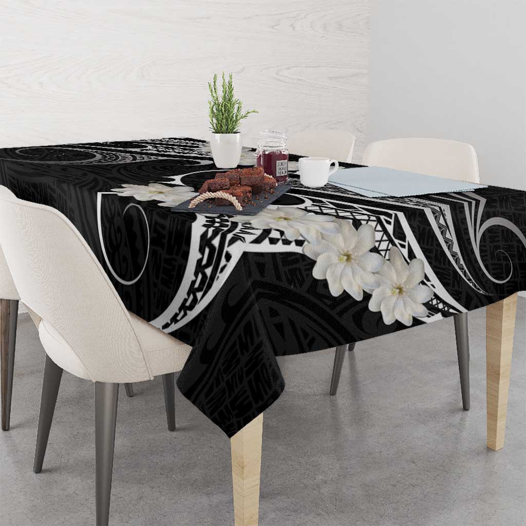 White Sunday Tokelau Gardenia Thunbergia Tablecloth Fakamalo Atu Kia Te Koutou Uma LT9 - Polynesian Pride