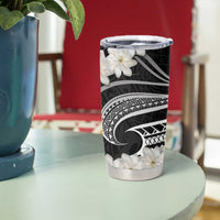 White Sunday Tokelau Gardenia Thunbergia Tumbler Cup Fakamalo Atu Kia Te Koutou Uma LT9 - Polynesian Pride