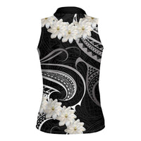 White Sunday Tokelau Gardenia Thunbergia Women Sleeveless Polo Shirt Fakamalo Atu Kia Te Koutou Uma LT9 - Polynesian Pride