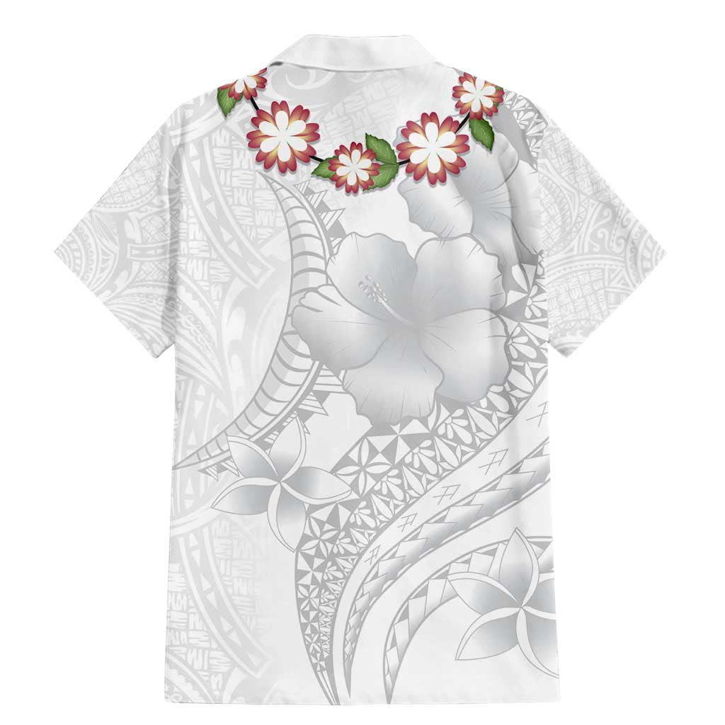 Manuia le Aso Sa o Tamaiti Tonga Family Matching Mermaid Dress and Hawaiian Shirt White Sunday Heilala Lei LT9 - Polynesian Pride