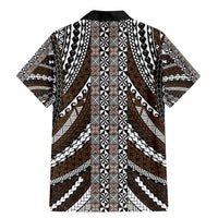 Brown Tongan Polynesian Tribal Family Matching Mermaid Dress and Hawaiian Shirt LT9 - Polynesian Pride