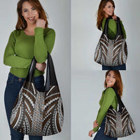 Brown Tongan Polynesian Tribal Grocery Bag - Polynesian Pride