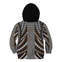 Brown Tongan Polynesian Tribal Kid Hoodie LT9 - Polynesian Pride