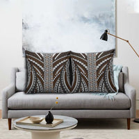 Brown Tongan Polynesian Tribal Pillow Cover - Polynesian Pride