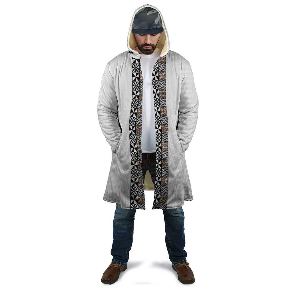 Light Gray Tongan Polynesian Tribal Cloak - Polynesian Pride