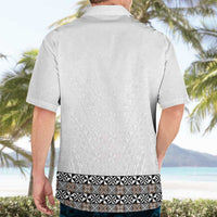Light Gray Tongan Polynesian Tribal Hawaiian Shirt LT9 - Polynesian Pride