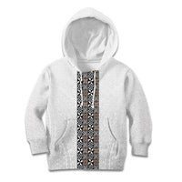 Light Gray Tongan Polynesian Tribal Kid Hoodie LT9 Hoodie White - Polynesian Pride