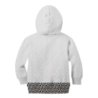 Light Gray Tongan Polynesian Tribal Kid Hoodie LT9 - Polynesian Pride