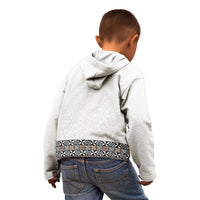 Light Gray Tongan Polynesian Tribal Kid Hoodie LT9 - Polynesian Pride