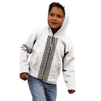 Light Gray Tongan Polynesian Tribal Kid Hoodie LT9 - Polynesian Pride