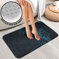 Black Blue Polynesian Tribal Bathroom Set - Polynesian Pride