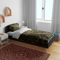 Black Gold Polynesian Tribal Bedding Set - Polynesian Pride
