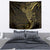 Black Gold Polynesian Tribal Tapestry - Polynesian Pride