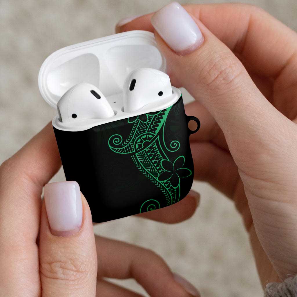 Black Green Polynesian Tribal AirPods Case - Polynesian Pride