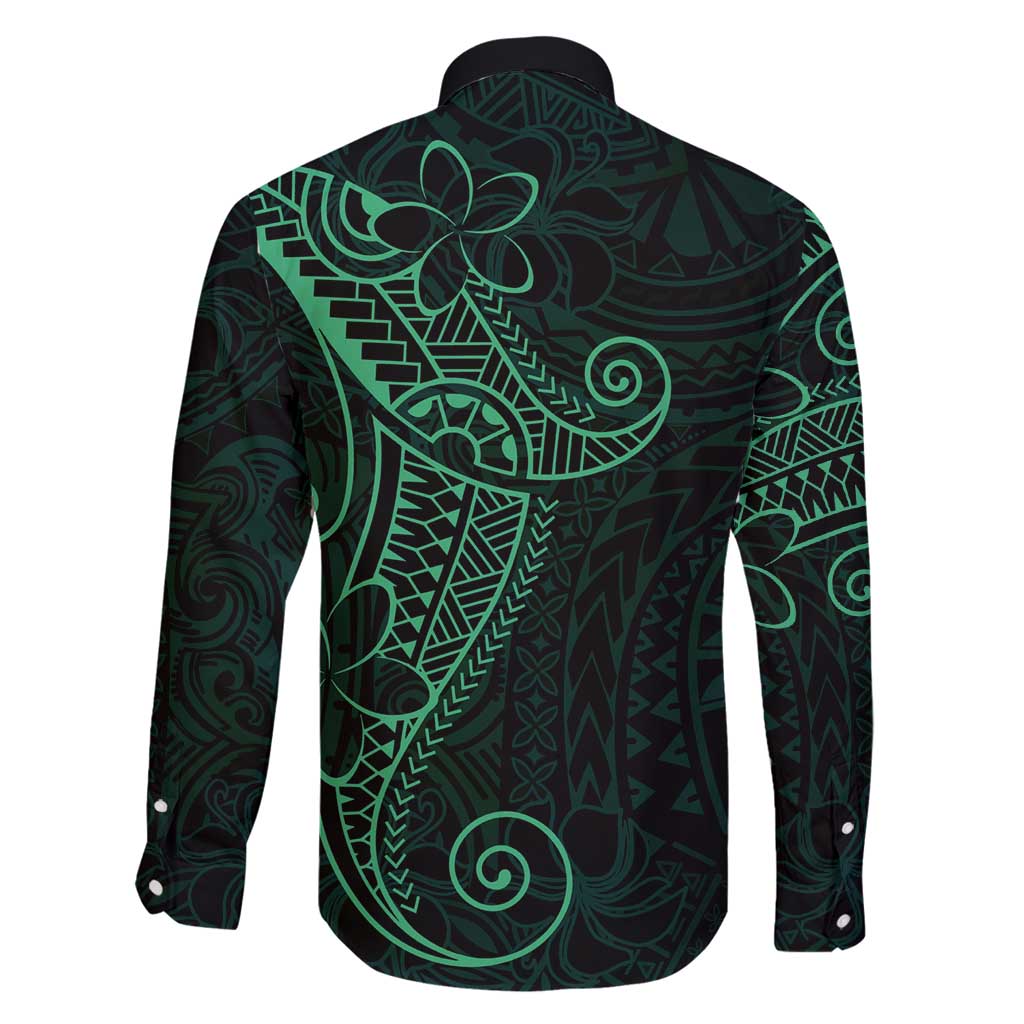 Black Green Polynesian Tribal Family Matching Puletasi and Hawaiian Shirt LT9 - Polynesian Pride