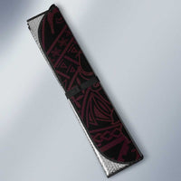 Black Pink Polynesian Tribal Auto Sun Shade - Polynesian Pride