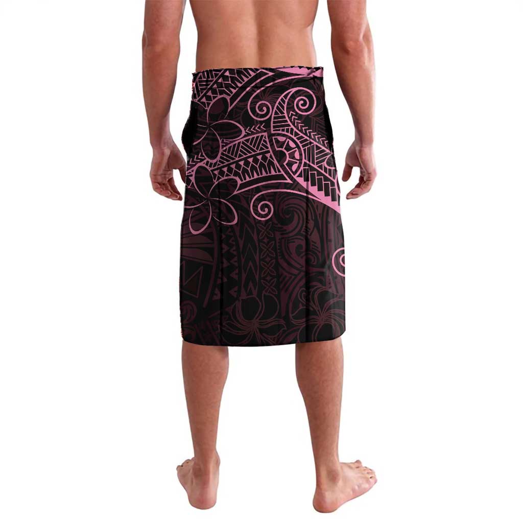 Black Pink Polynesian Tribal Lavalava - Polynesian Pride