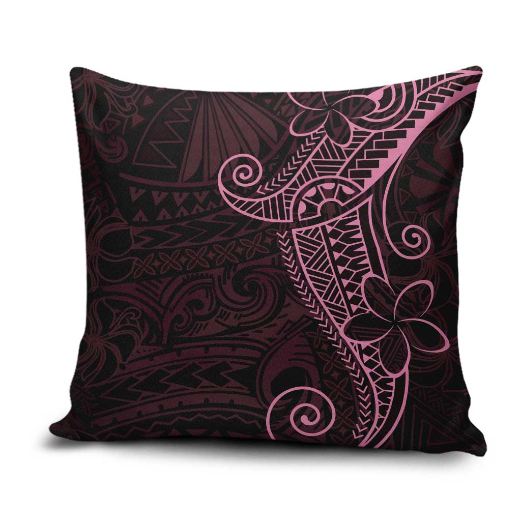 Black Pink Polynesian Tribal Pillow Cover LT9 Pink - Polynesian Pride