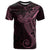Black Pink Polynesian Tribal T Shirt - Polynesian Pride