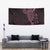 Black Pink Polynesian Tribal Tapestry - Polynesian Pride