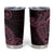 Black Pink Polynesian Tribal Tumbler Cup - Polynesian Pride