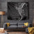 Black White Polynesian Tribal Tapestry - Polynesian Pride