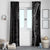 Black White Polynesian Tribal Window Curtain - Polynesian Pride