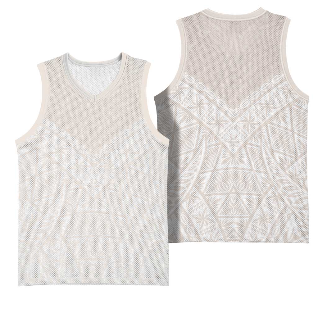 Lotu Tamaiti Tongan Polynesian Art Pattern Basketball Jersey Traditional Tribal Motifs LT9 - Polynesian Pride