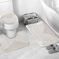 Lotu Tamaiti Tongan Polynesian Art Pattern Bathroom Set Traditional Tribal Motifs - Polynesian Pride