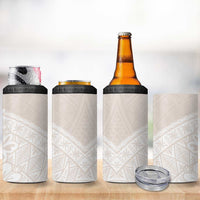 Lotu Tamaiti Tongan Polynesian Art Pattern 4 in 1 Can Cooler Tumbler Traditional Tribal Motifs LT9 - Polynesian Pride