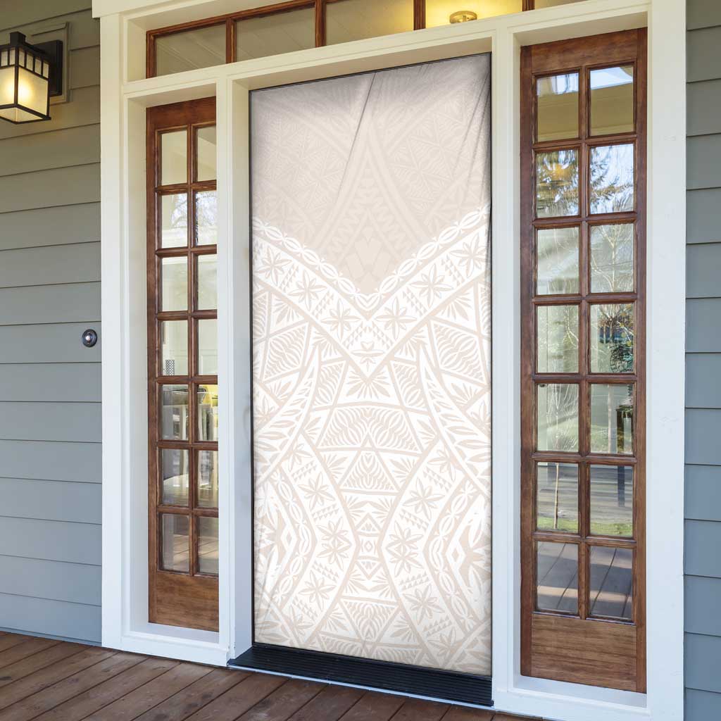 Lotu Tamaiti Tongan Polynesian Art Pattern Door Cover Traditional Tribal Motifs LT9 - Polynesian Pride