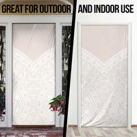 Lotu Tamaiti Tongan Polynesian Art Pattern Door Cover Traditional Tribal Motifs LT9 - Polynesian Pride