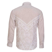 Lotu Tamaiti Tongan Polynesian Art Pattern Family Matching Off The Shoulder Long Sleeve Dress and Hawaiian Shirt Traditional Tribal Motifs LT9 - Polynesian Pride