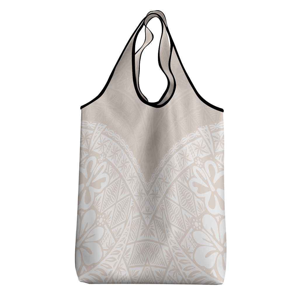 Lotu Tamaiti Tongan Polynesian Art Pattern Grocery Bag Traditional Tribal Motifs - Polynesian Pride