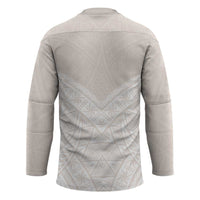Lotu Tamaiti Tongan Polynesian Art Pattern Hockey Jersey Traditional Tribal Motifs LT9 - Polynesian Pride