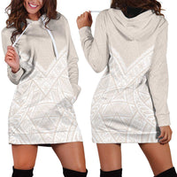 Lotu Tamaiti Tongan Polynesian Art Pattern Hoodie Dress Traditional Tribal Motifs LT9 - Polynesian Pride